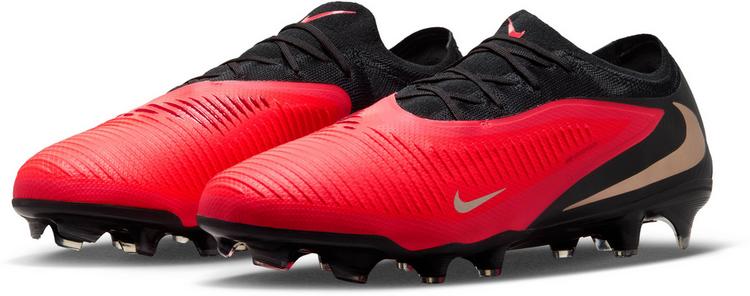 Nike Nike PHANTOM 6 LOW PRO FG Fu&szlig;ballschuhe Herren - bright crimson-blur-black - 3 | SportScheck