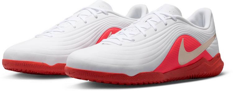 Nike Nike TIEMPO MAESTRO CLUB IC Fu&szlig;ballschuhe Herren - white-blur-bright crimson - 3 | SportScheck