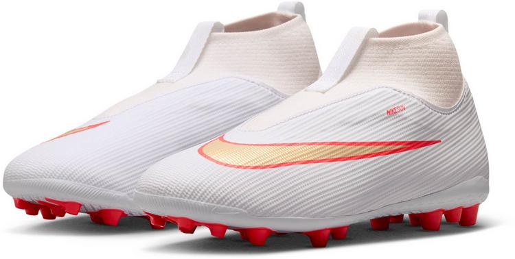 Nike Nike SUPERFLY 11 ACADEMY AG Fu&szlig;ballschuhe Kinder - white-blur-bright crimson - 3 | SportScheck