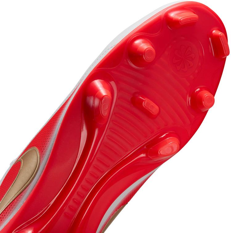Nike Nike TIEMPO MAESTRO CLUB FG-MG Fu&szlig;ballschuhe Herren - white-blur-bright crimson - 4 | SportScheck