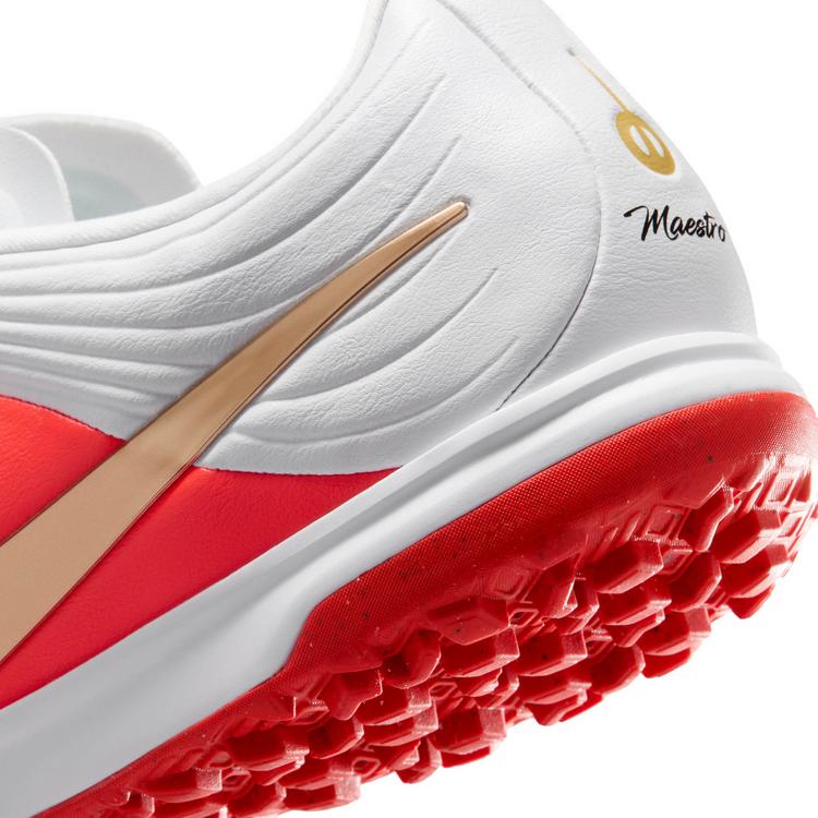 Nike Nike TIEMPO MAESTRO ACADEMY TF Fu&szlig;ballschuhe Herren - white-blur-bright crimson - 5 | SportScheck