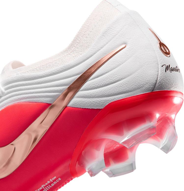 Nike Nike TIEMPO MAESTRO ELITE FG Fu&szlig;ballschuhe Herren - white-blur-bright crimson - 6 | SportScheck