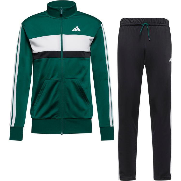adidas adidas 3S Trainingsanzug Jungen - cgreen-white - 0 | SportScheck