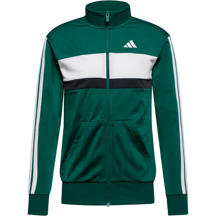 adidas adidas 3S Trainingsanzug Jungen - cgreen-white - 0 | SportScheck