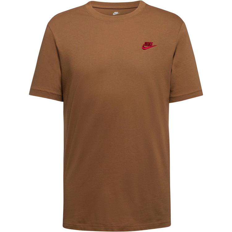 Nike Nike Club T-Shirt Herren - ale brown-tough red - 0 | SportScheck