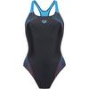 Arena W ARENA NUANCE SWIMSUIT SWIM PRO BACK L Schwimmanzug Damen - black-turquoise