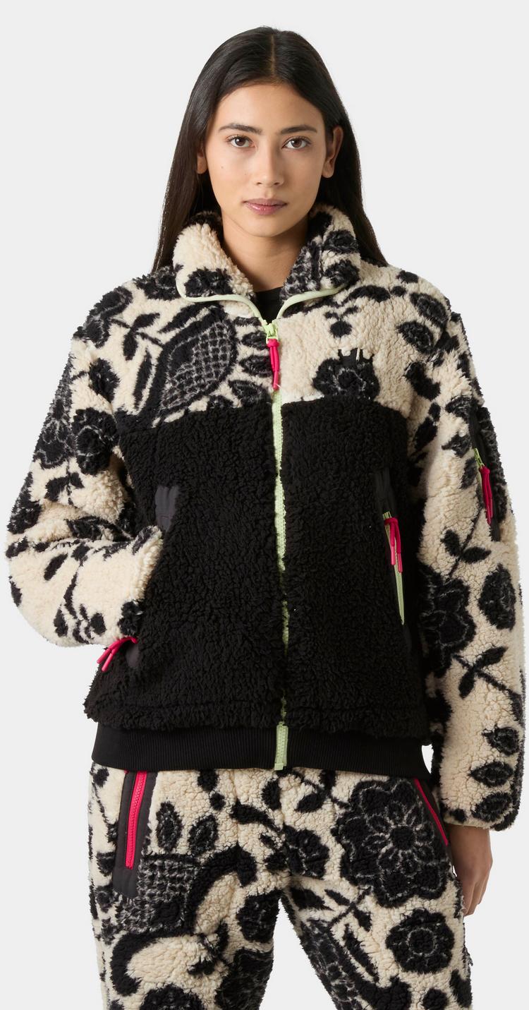 HELLY HANSEN HELLY HANSEN MOONLIT Fleecejacke Damen - black folk art aop - 0 | SportScheck