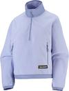 Salomon CHROMA CROP Fleeceshirt Damen - brunnera blue