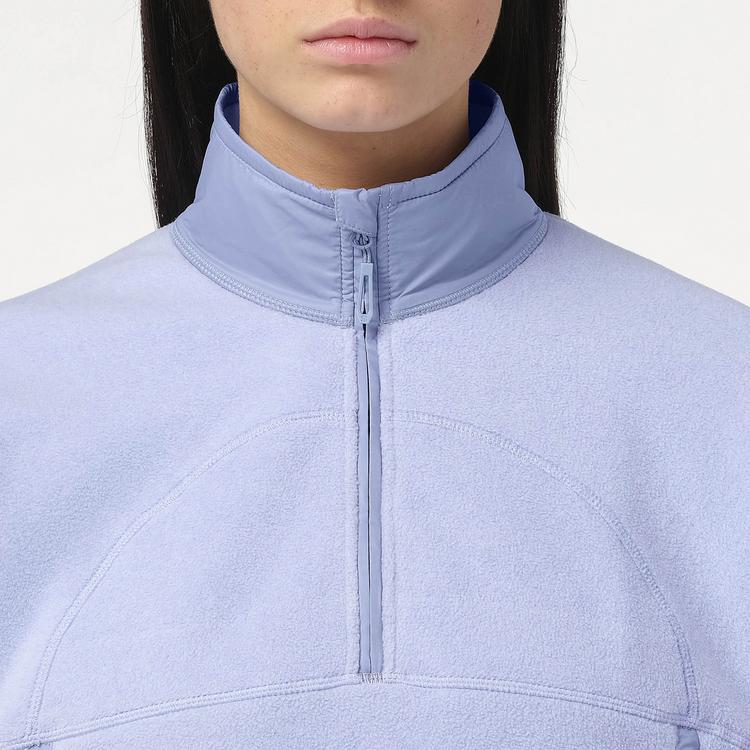 Salomon Salomon CHROMA CROP Fleeceshirt Damen - brunnera blue - 2 | SportScheck