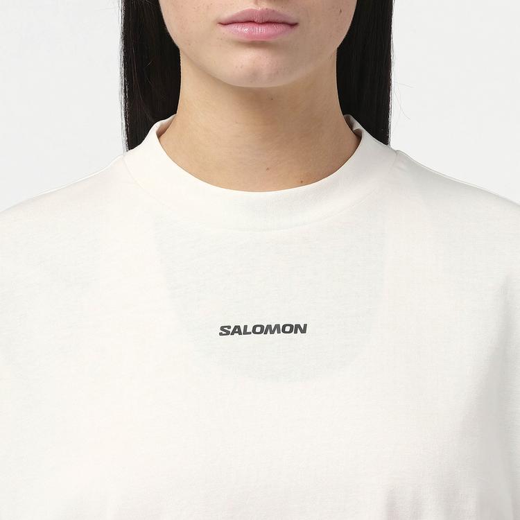 Salomon Salomon LOGO T-Shirt Damen - whisper white - 2 | SportScheck