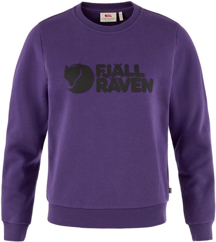 FJ&Auml;LLR&Auml;VEN FJ&Auml;LLR&Auml;VEN Logo Sweatshirt Damen - dark violet - 0 | SportScheck