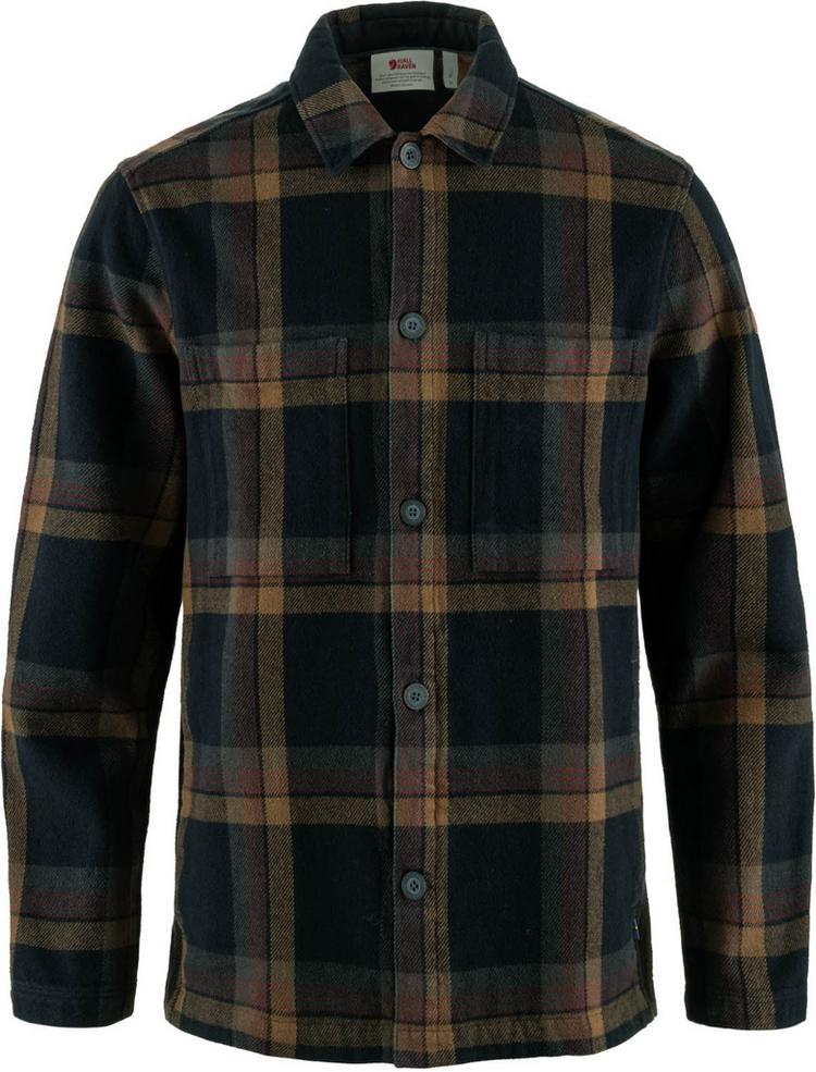 FJ&Auml;LLR&Auml;VEN FJ&Auml;LLR&Auml;VEN Singi Langarmhemd Herren - dark navy-wood brown - 0 | SportScheck