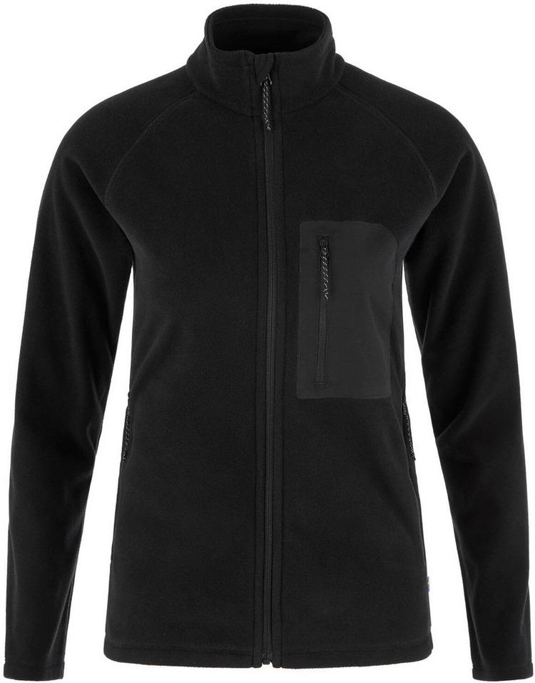 FJ&Auml;LLR&Auml;VEN FJ&Auml;LLR&Auml;VEN Kaipak Fleecejacke Damen - black-black - 0 | SportScheck