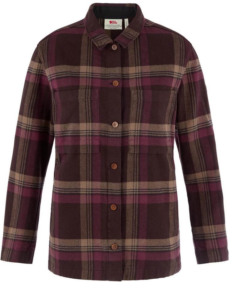 FJ&Auml;LLR&Auml;VEN FJ&Auml;LLR&Auml;VEN Singi Langarmhemd Damen - black oak-port - 0 | SportScheck