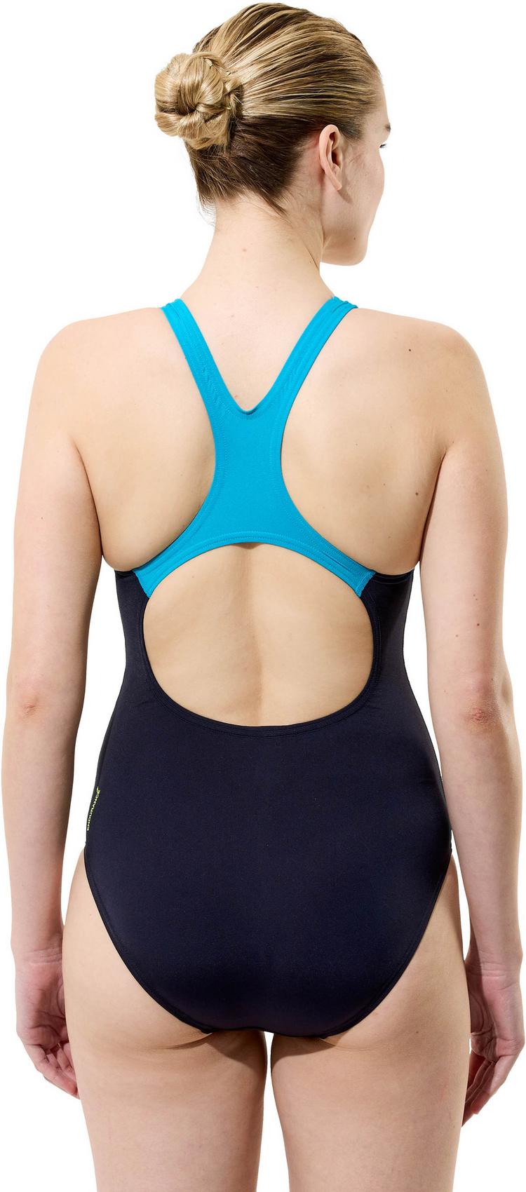 SPEEDO SPEEDO Badeanzug Damen - blk-grn - 1 | SportScheck
