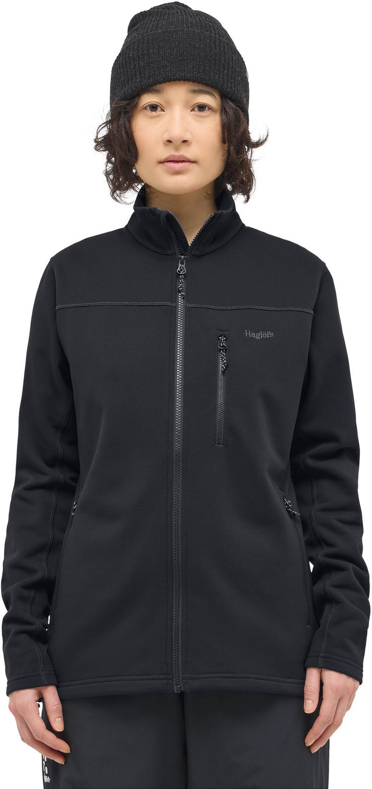 Hagl&ouml;fs Hagl&ouml;fs Rosson Fleecejacke Damen - true black - 0 | SportScheck