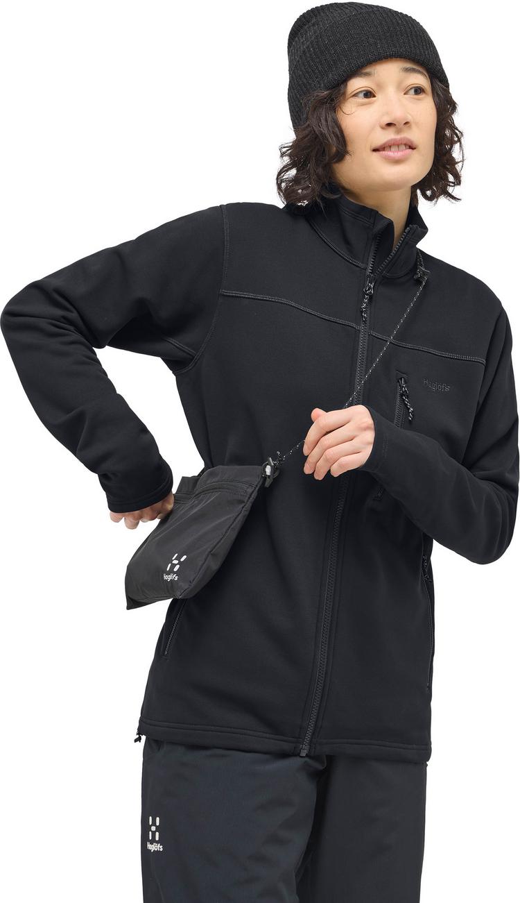Hagl&ouml;fs Hagl&ouml;fs Rosson Fleecejacke Damen - true black - 3 | SportScheck
