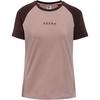 Arena T-Shirt Damen - chocolate plum-etherea