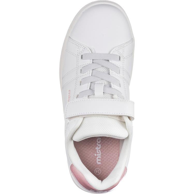 Mistral Mistral Court Jr. Sneaker M&auml;dchen - white-pink - 0 | SportScheck