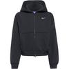 Nike NSW Studio Fleece Sweatjacke Kinder - black-white