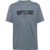 Nike DRI-FIT WINNING Funktionsshirt Herren - smoke grey-black-black