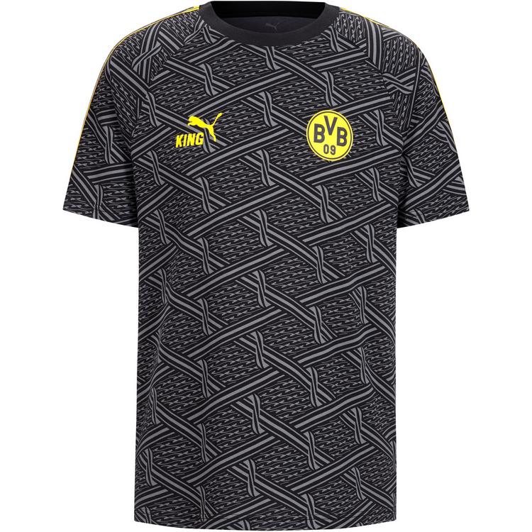 PUMA PUMA Borussia Dortmund King T-Shirt Herren - puma black-faster yellow - 0 | SportScheck
