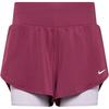 Nike FLOW Laufshorts Damen - pink smoke-reflective silv