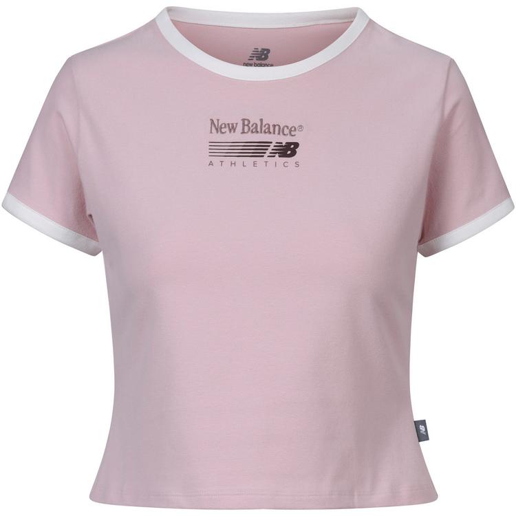 NEW BALANCE NEW BALANCE Croptop Damen - pink chalk - 0 | SportScheck