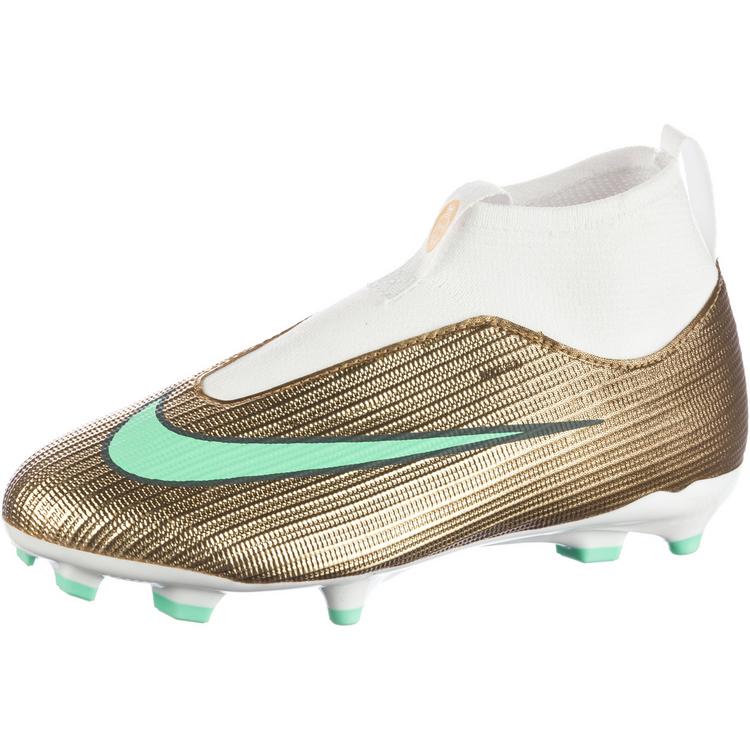 Nike Nike JR SUPERFLY 11 ACAD FG-MG KM Fu&szlig;ballschuhe Kinder - metallic gold-green glow - 0 | SportScheck