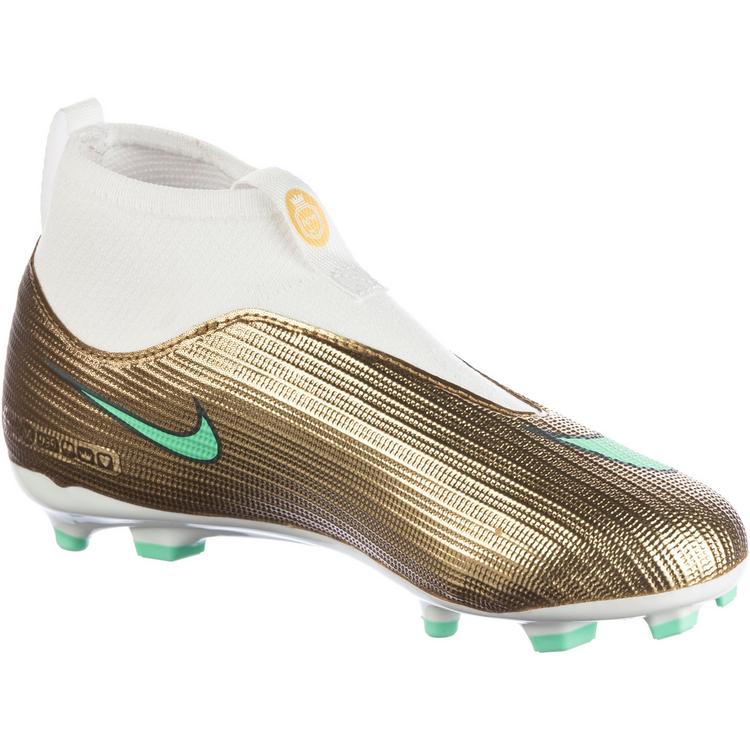 Nike Nike JR SUPERFLY 11 ACAD FG-MG KM Fu&szlig;ballschuhe Kinder - metallic gold-green glow - 0 | SportScheck