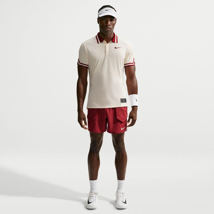 Nike Nike Slam U2 Poloshirt Herren - pale ivory-team red - 0 | SportScheck