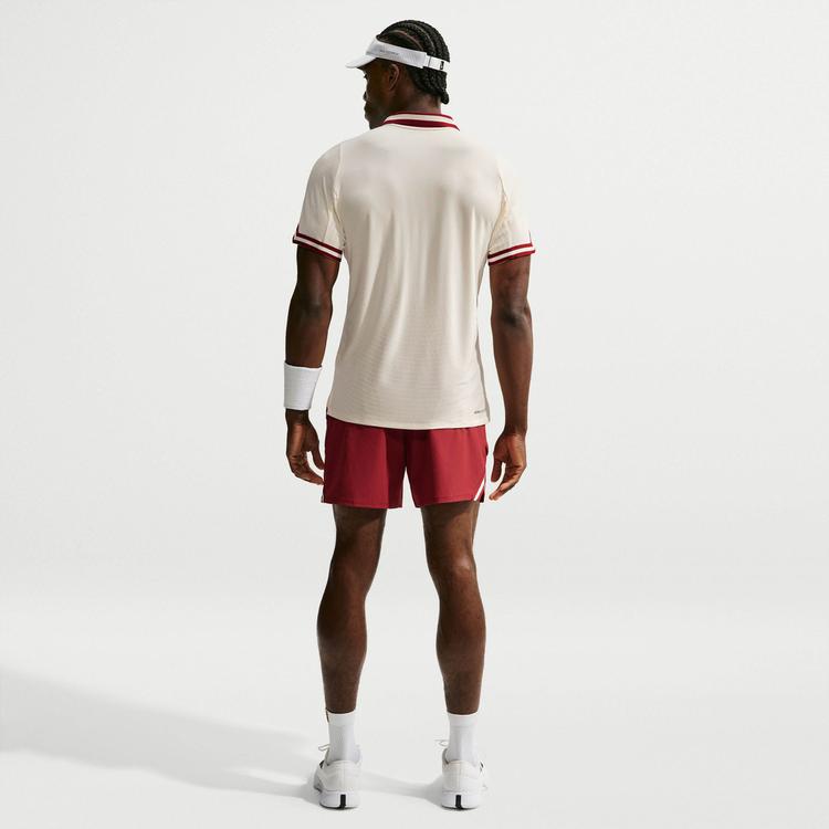Nike Nike Slam U2 Poloshirt Herren - pale ivory-team red - 1 | SportScheck