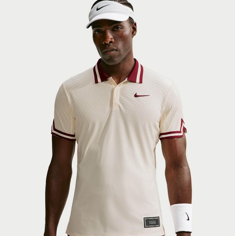 Nike Nike Slam U2 Poloshirt Herren - pale ivory-team red - 2 | SportScheck