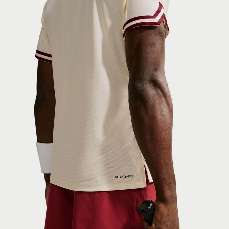 Nike Nike Slam U2 Poloshirt Herren - pale ivory-team red - 3 | SportScheck