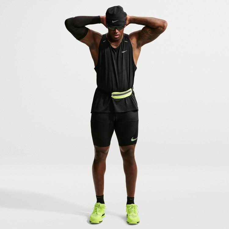 Nike Nike STRIDE Lauftights Herren - black-illusion green-reflective sil - 6 | SportScheck