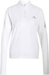 adidas ADI365--- ZIP W Funktionsshirt Damen - white-refsil