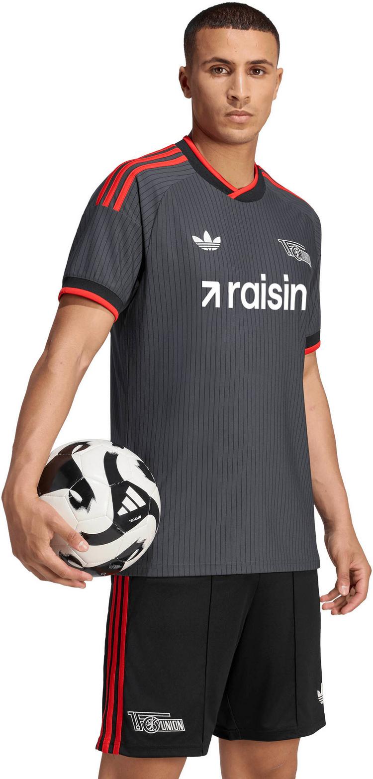 adidas adidas 1. FC Union Berlin 26-27 Ausw&auml;rts Teamtrikot Herren - carbon-black-actred - 0 | SportScheck