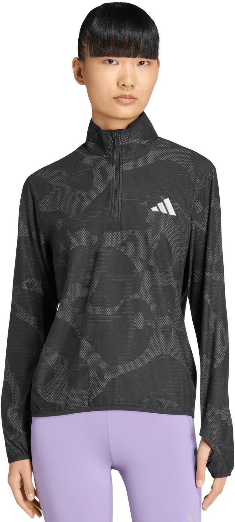 adidas adidas adi365 Half Z Funktionsshirt Damen - black-grefiv - 0 | SportScheck