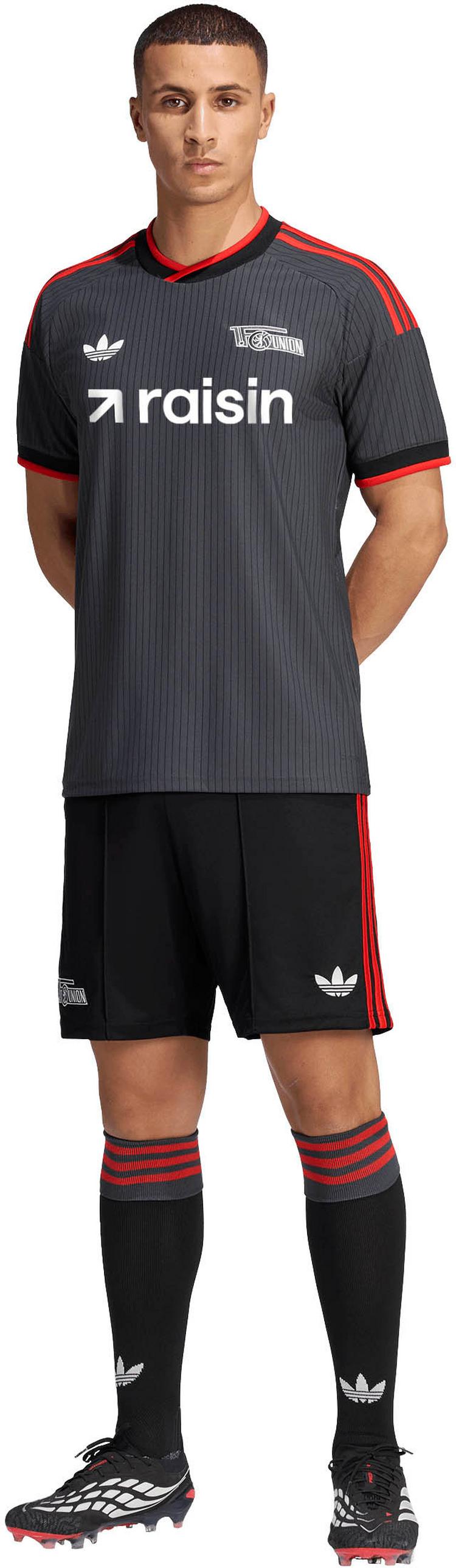 adidas adidas 1. FC Union Berlin 26-27 Ausw&auml;rts Teamtrikot Herren - carbon-black-actred - 3 | SportScheck
