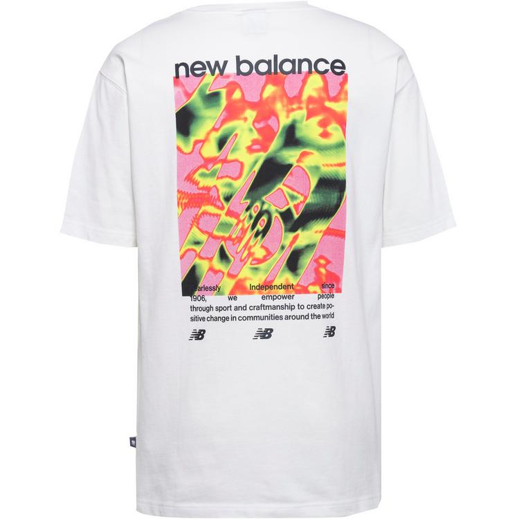 NEW BALANCE NEW BALANCE Heat Map Forward Thinker T-Shirt Herren - white - 0 | SportScheck