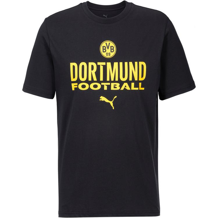 PUMA PUMA Borussia Dortmund Culture T-Shirt Herren - puma black-faster yellow - 0 | SportScheck