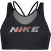 Nike DF ONE BH Damen - black-smoke grey-university red