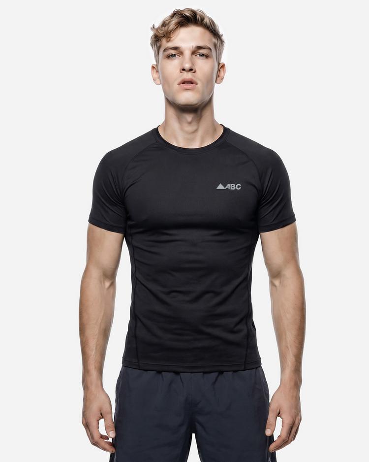 ABC ABC T-Shirt ABC Funktionsshirt Herren - black - 0 | SportScheck