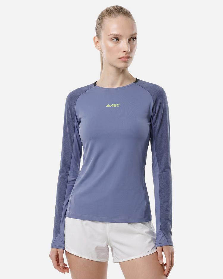 ABC ABC T-Shirt Long Sleeve ABC Tech Funktionsshirt Damen - velvet morning - 0 | SportScheck