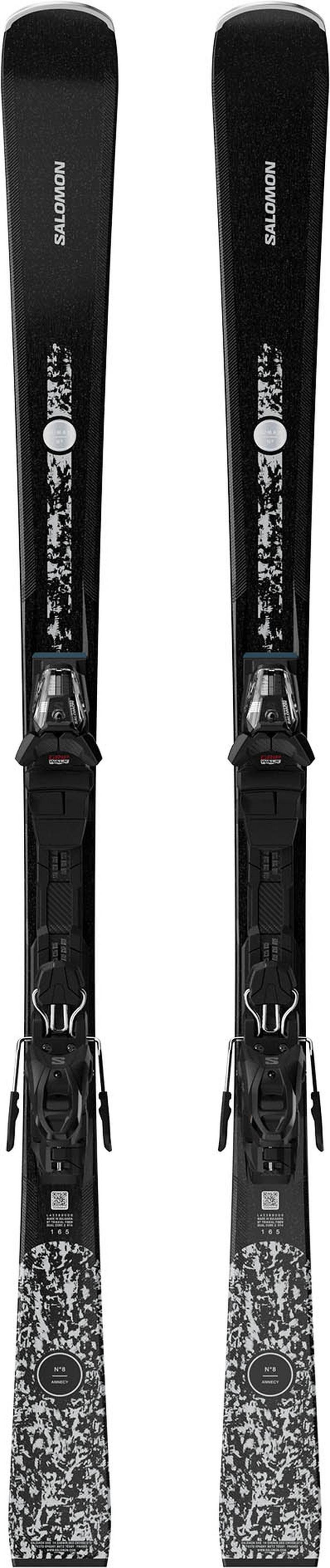 Salomon Salomon All-Mountain Ski Damen - black-glitter-silver - 0 | SportScheck