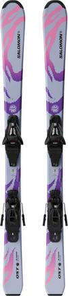 Salomon All-Mountain Ski Kinder - cosmic sky-pastel pink-ultra violet
