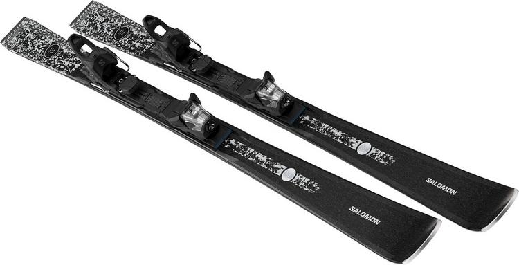 Salomon Salomon All-Mountain Ski Damen - black-glitter-silver - 0 | SportScheck