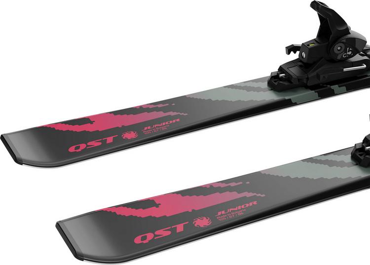 Salomon Salomon All-Mountain Ski Kinder - black-neon punch-iceberg green - 2 | SportScheck