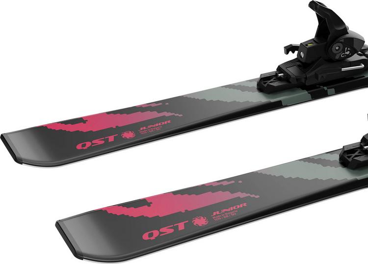 Salomon Salomon All-Mountain Ski Kinder - black-neon punch-iceberg green - 2 | SportScheck