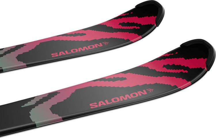 Salomon Salomon All-Mountain Ski Kinder - black-neon punch-iceberg green - 3 | SportScheck